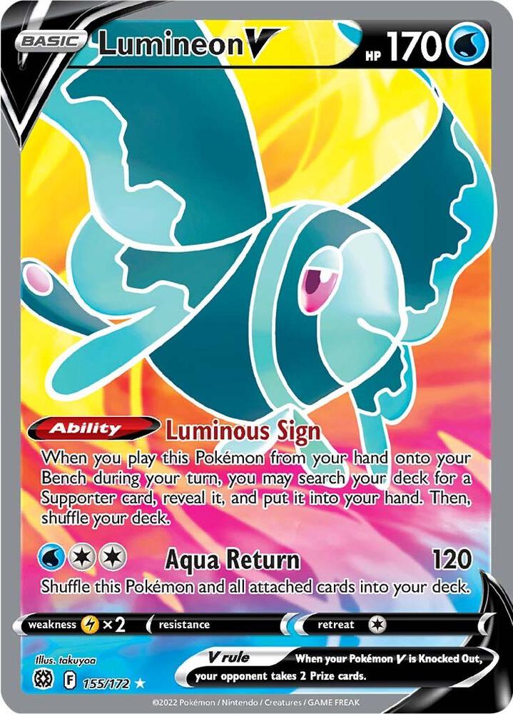 Lumineon V (Full Art) - SWSH09: Brilliant Stars