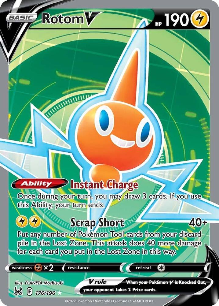 Rotom V (Full Art) - SWSH11: Lost Origin