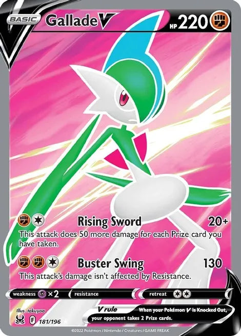 Gallade V (Full Art) - Lost Origin