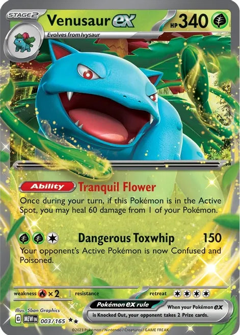Venusaur ex - SV: Scarlet & Violet 151