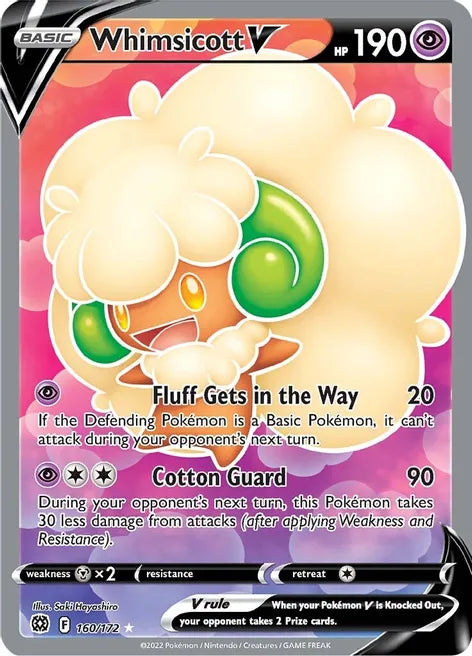 Whimsicott V (Full Art) - Brilliant Stars