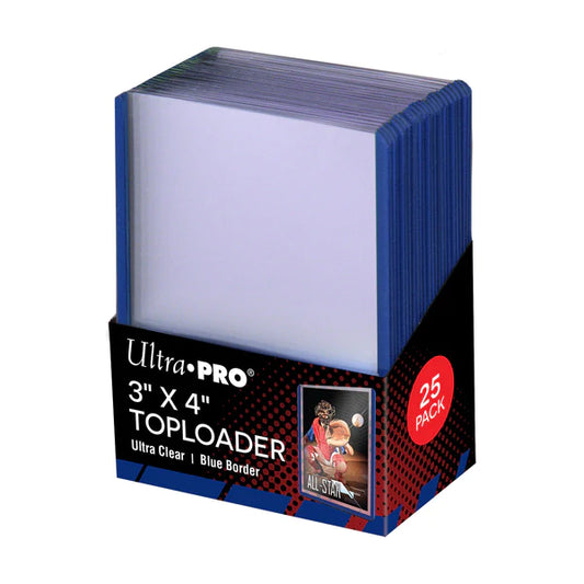 Ultra Pro "Blue" 3x4 Toploader (25ct)