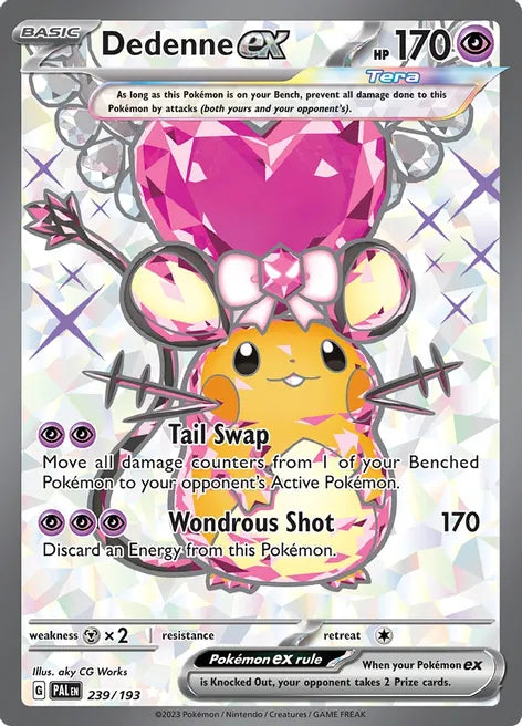Dedenne ex 239/193 - SV02: Paldea Evolved