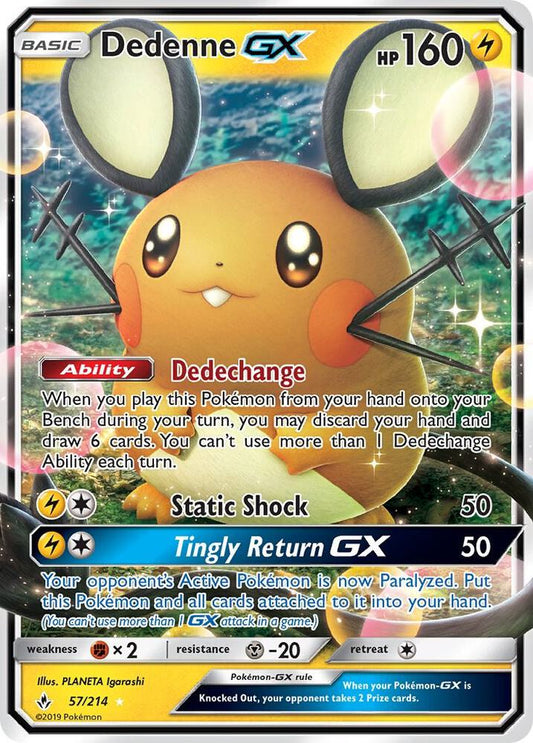 Dedenne GX - SM: Unbroken Bonds