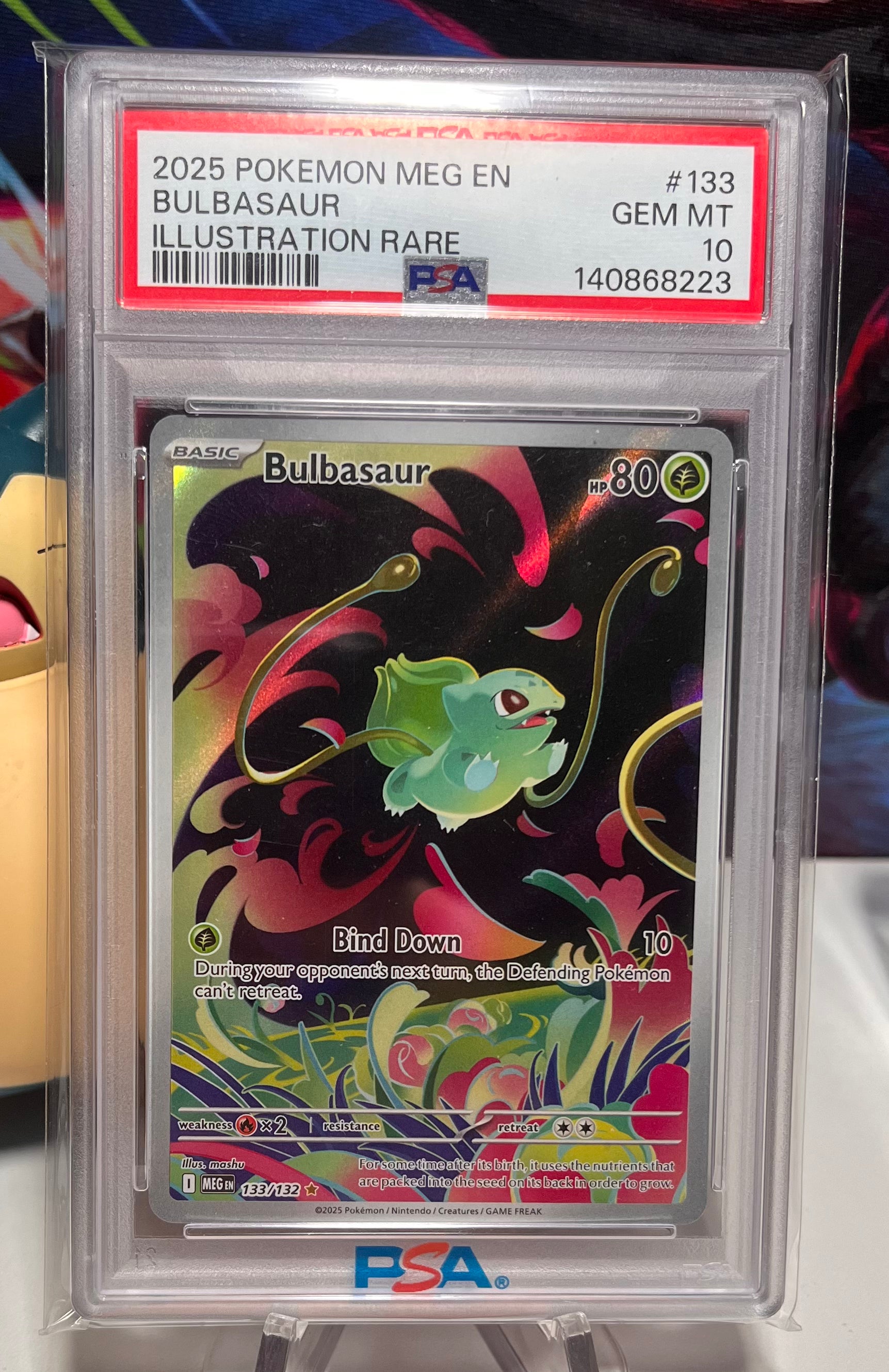 PSA 10 Bulbasaur 133/132 - ME: Mega Evolution