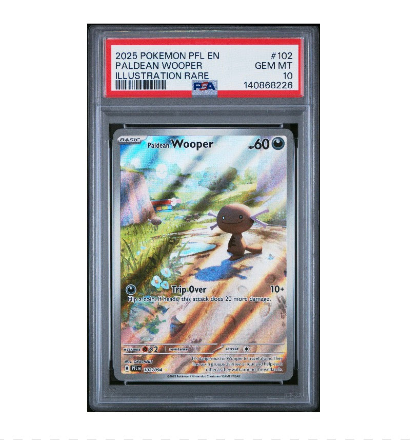 PSA 10 Paldean Wooper 102/094 - ME02: Phantasmal Flames