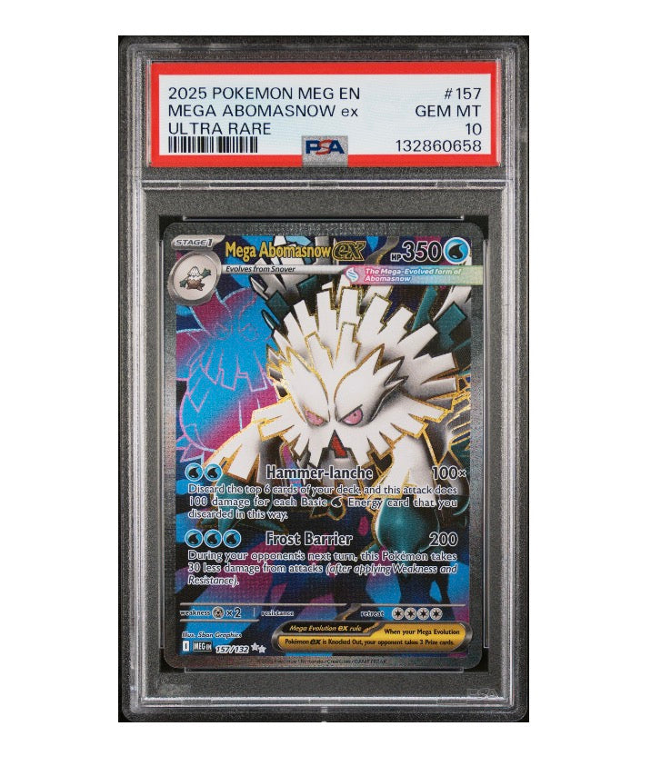 PSA 10 Mega Abomasnow ex 157/132 - ME01: Mega Evolution