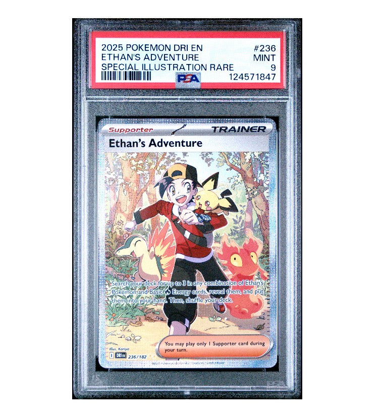 PSA 9 Ethan’s Adventure 236/182 - SV10: Destined Rivals