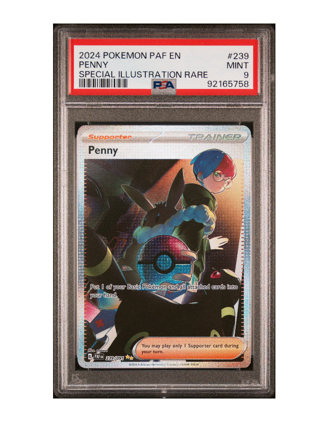 PSA 9 Penny 239/091 - SV: Paldean Fates