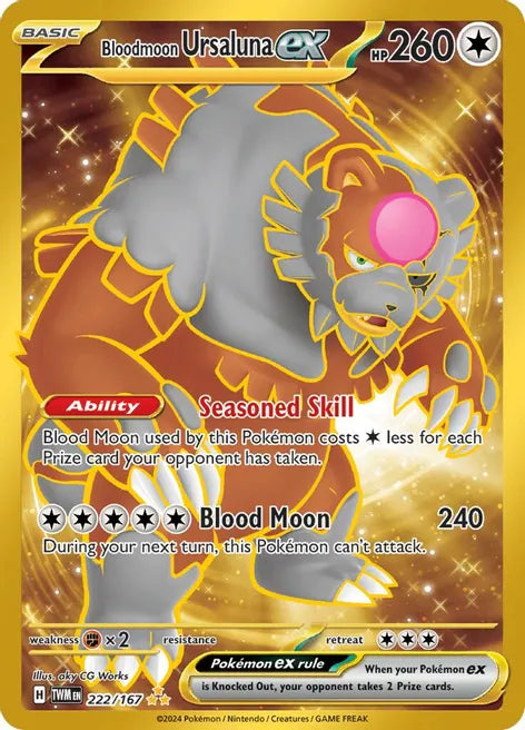 Bloodmoon Ursaluna ex 222/167 - SV06: Twilight Masquerade