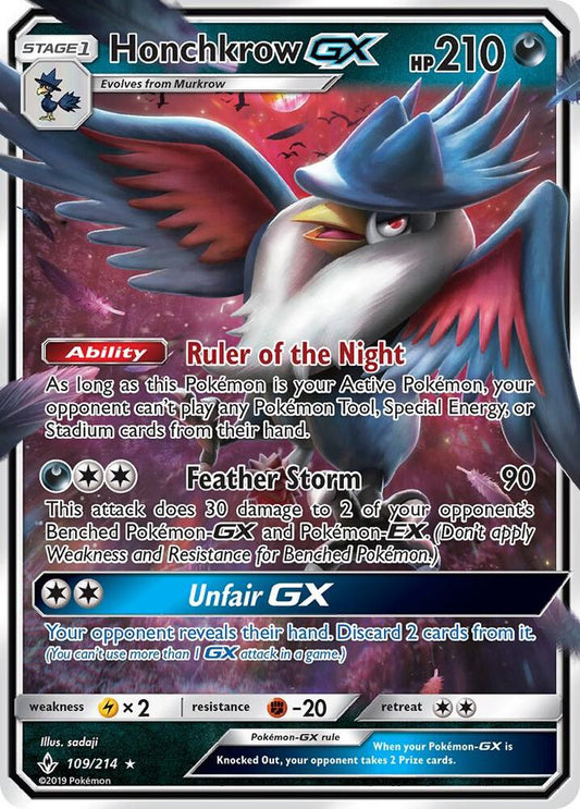 Honchkrow GX - SM: Unbroken Bonds