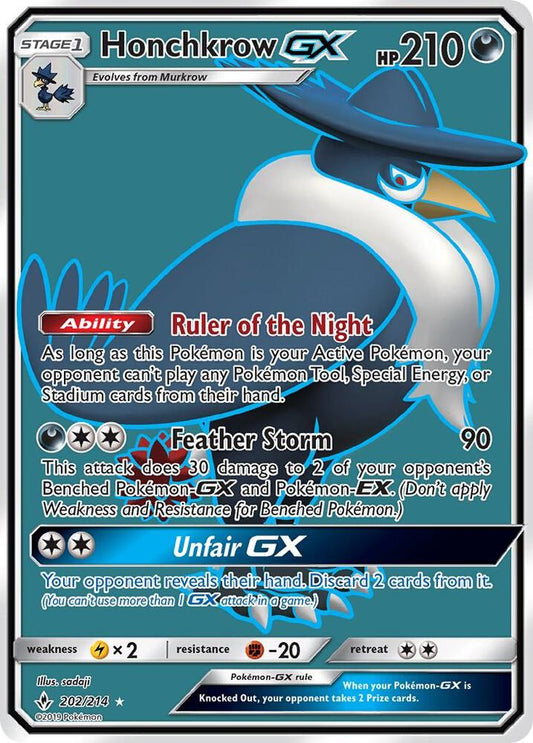 Honchkrow GX (Full Art) - SM: Unbroken Bonds