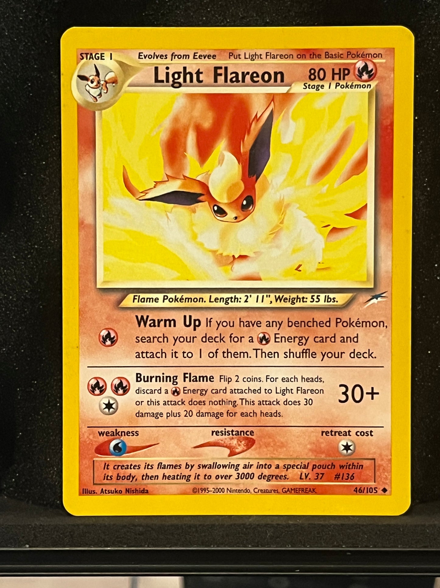 Light Flareon - Neo Destiny (Moderate Play)