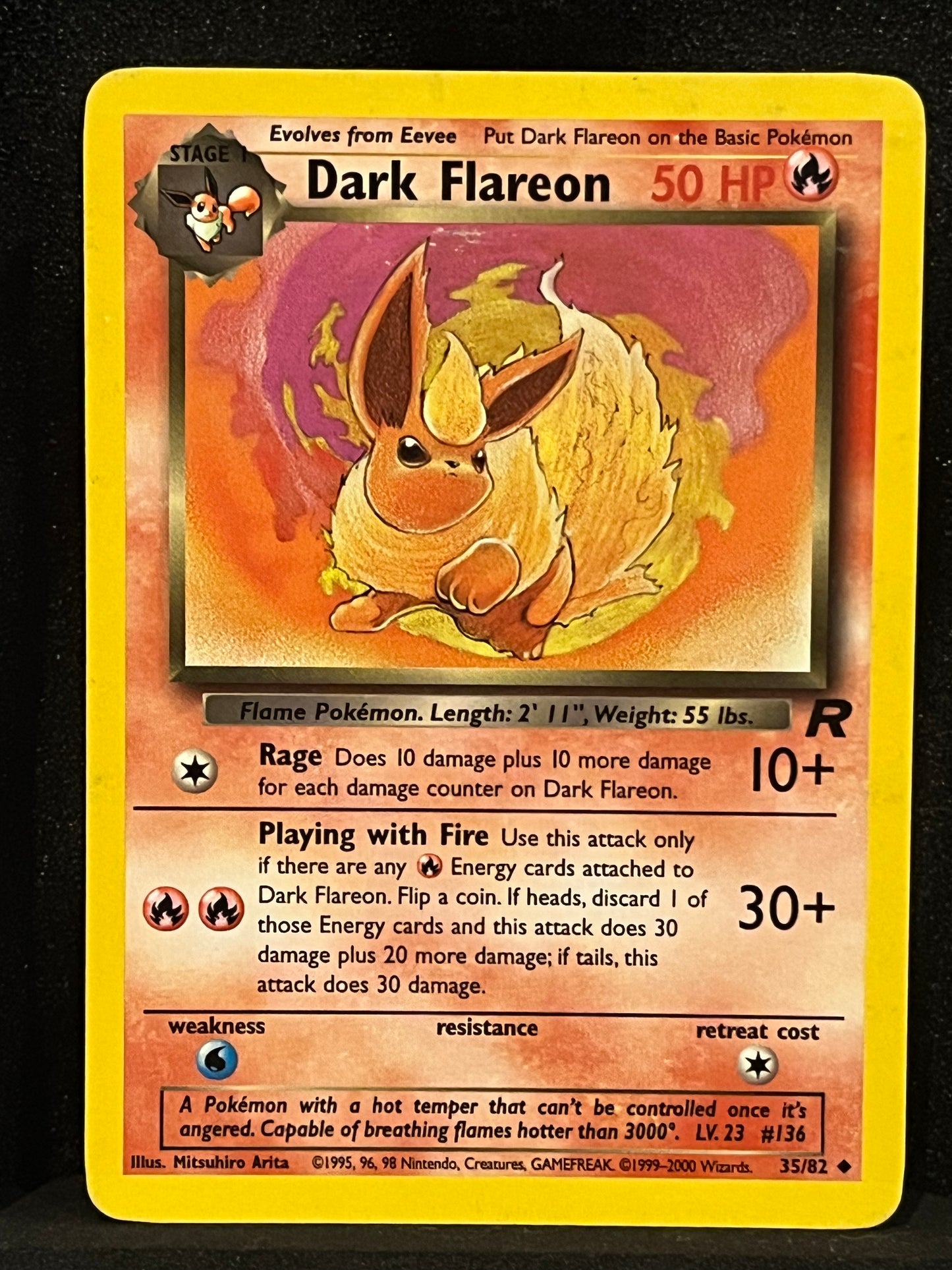 Dark Flareon - Team Rocket (Moderate Play)