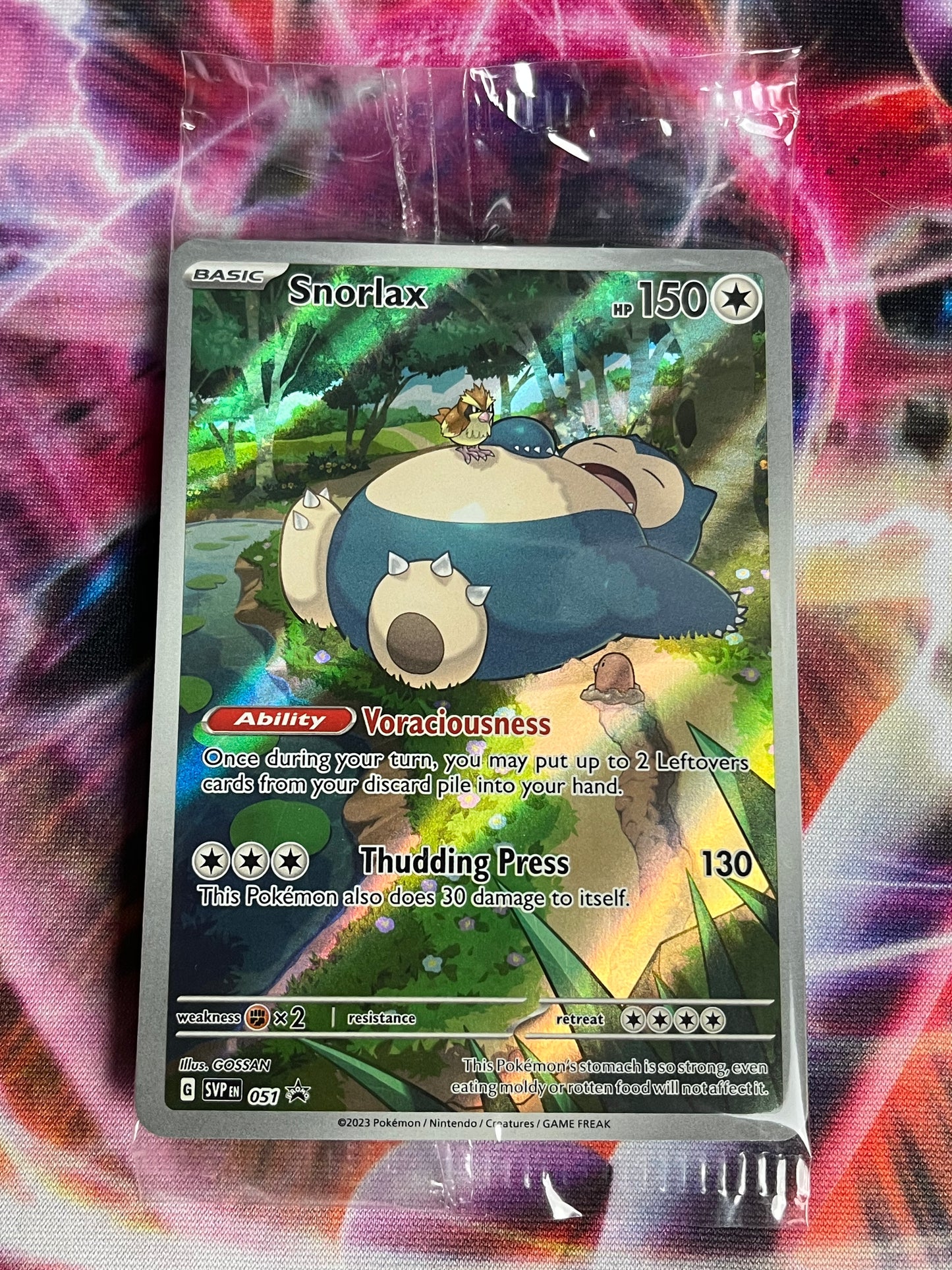 Snorlax - ETB Promo SV: Scarlet & Violet 151 (SEALED)