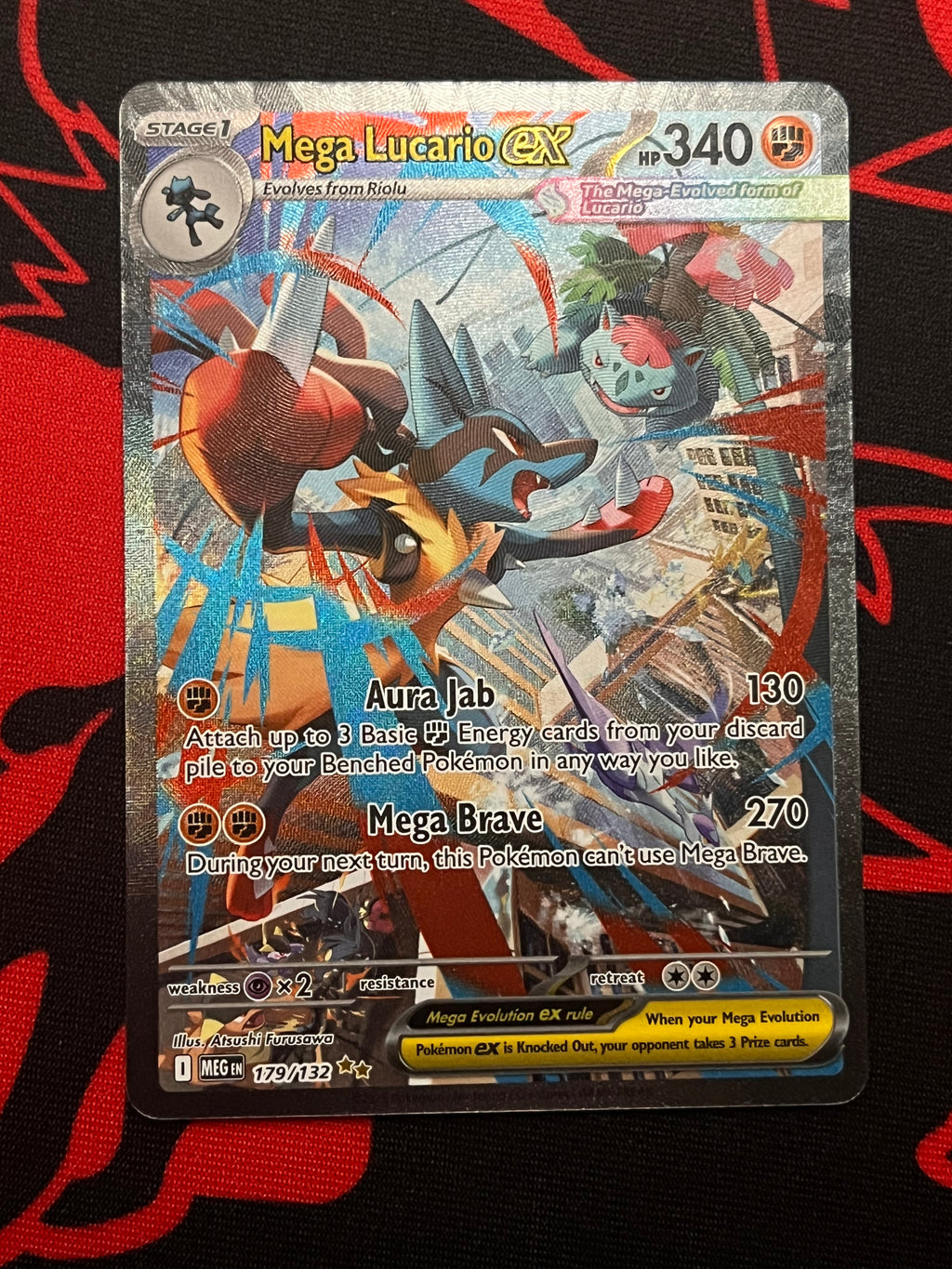 Mega Lucario ex - 179/132 - ME01: Mega Evolution