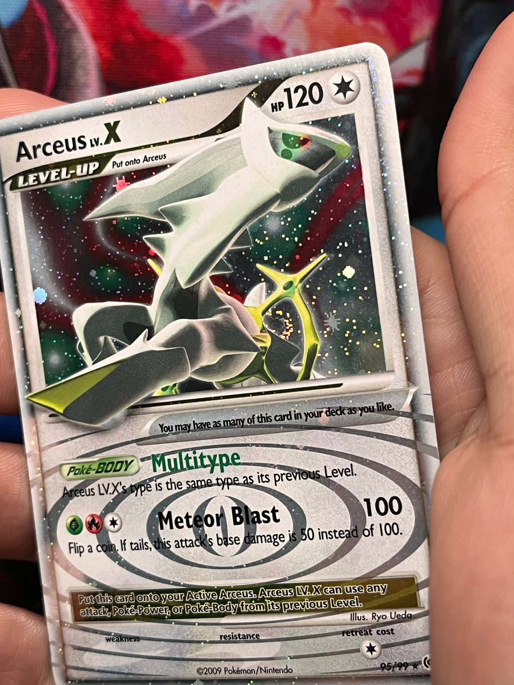 Arceus Lv. X (95) - Arceus **SWIRL** (LP)