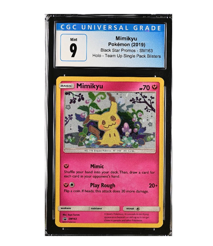 CGC 9 Mimikyu - SM163 - SM Promos **SWIRL**
