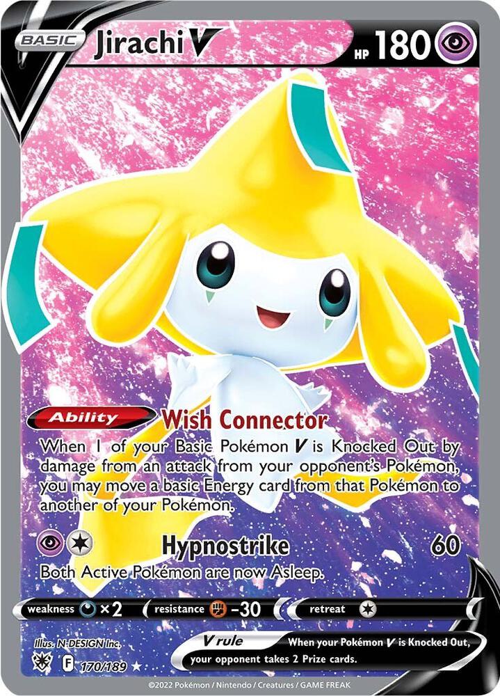 Jirachi V (Full Art) - SWSH10: Astral Radiance