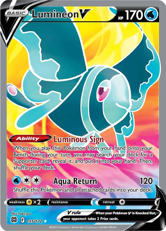Lumineon V (Full Art) - SWSH09: Brilliant Stars