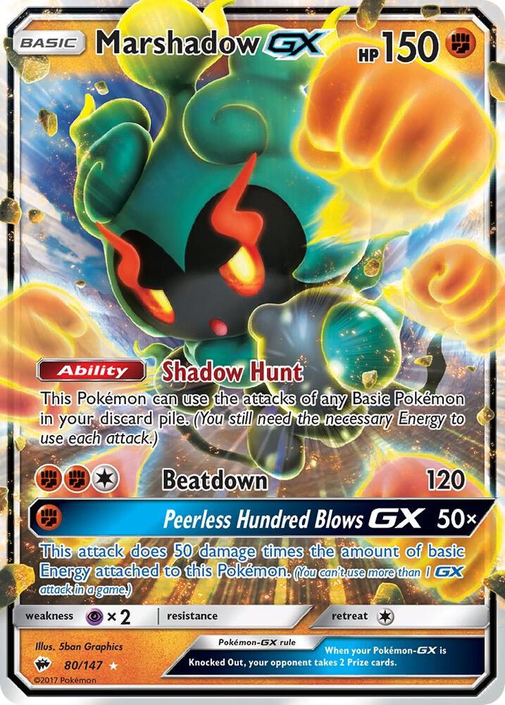 Marshadow GX - SM - Burning Shadows