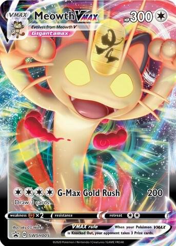 Meowth VMAX SWSH005 - SWSH: Sword & Shield Promo Cards