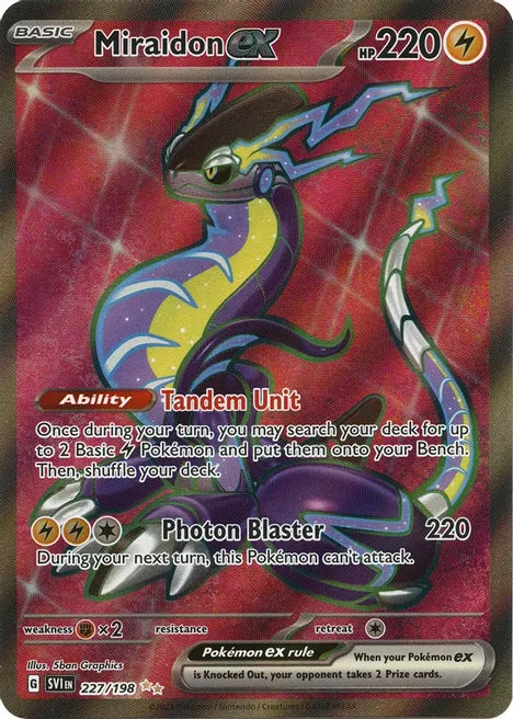 Miraidon ex 227/198 - Scarlet & Violet Base Set