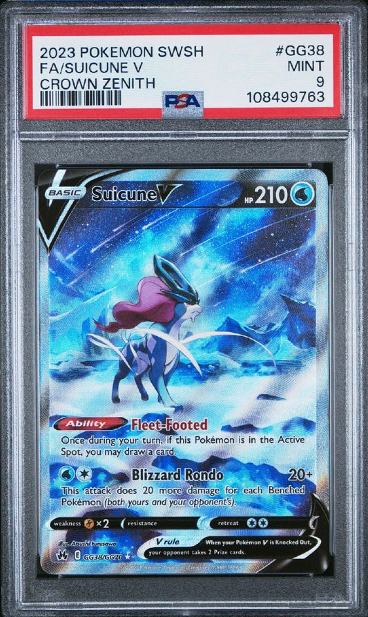PSA 10 Suicune V - Crown Zenith Galarian Gallery