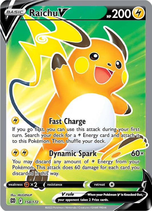 Raichu V (Full Art) - SWSH09: Brilliant Stars