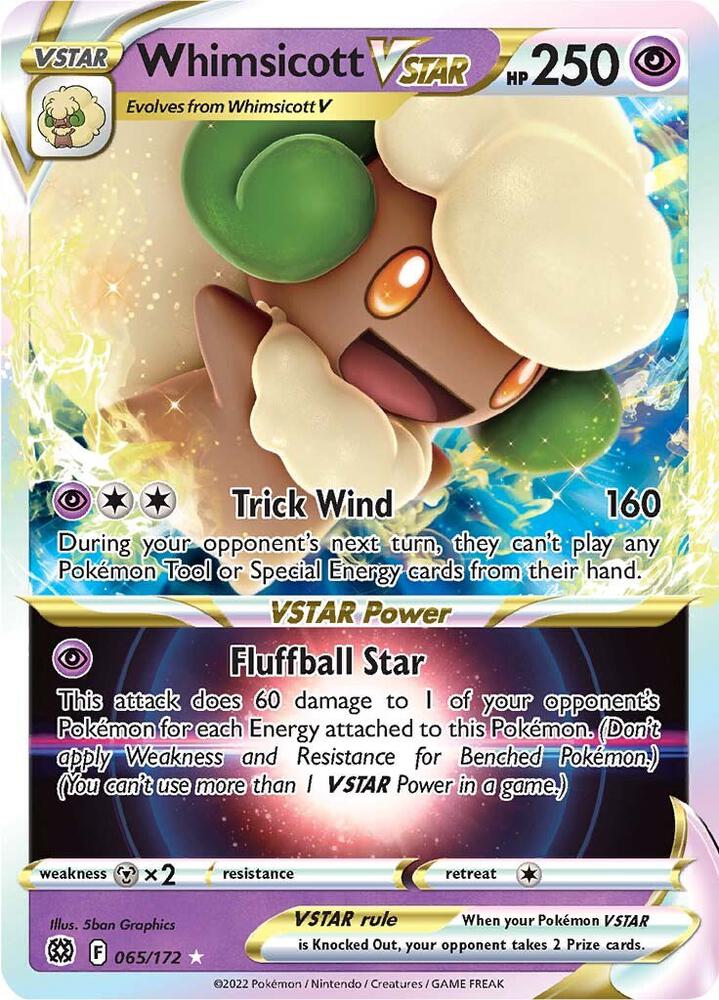 Whimsicott VSTAR - SWSH09: Brilliant Stars