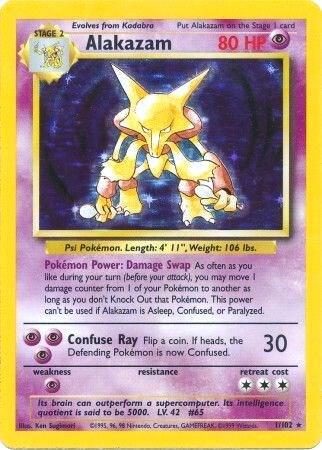 Alakazam - Base Set (LP)