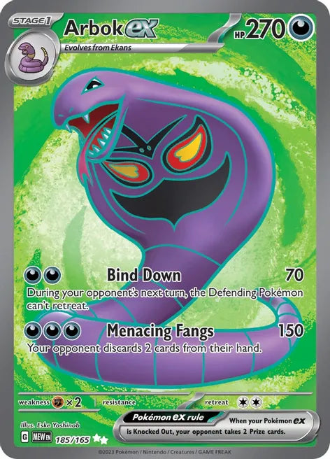 Arbok ex 185/165 - SV: Scarlet & Violet 151