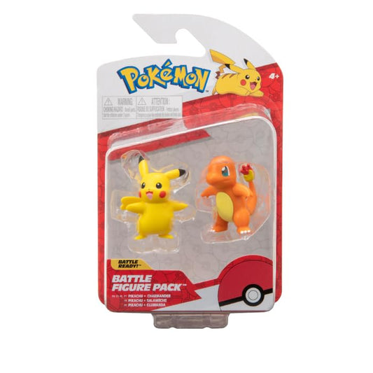 Pokemon - Battle Figure 2pk Pikachu & Charmander