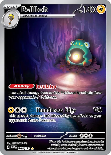 Bellibolt 201/197 - SV03: Obsidian Flames