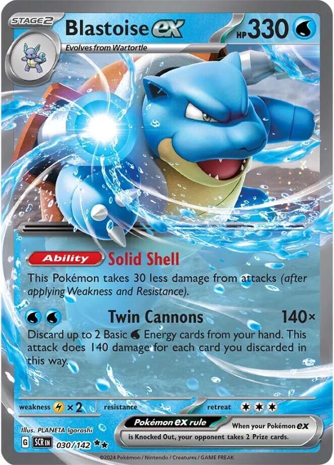 Blastoise ex - SV07: Stellar Crown