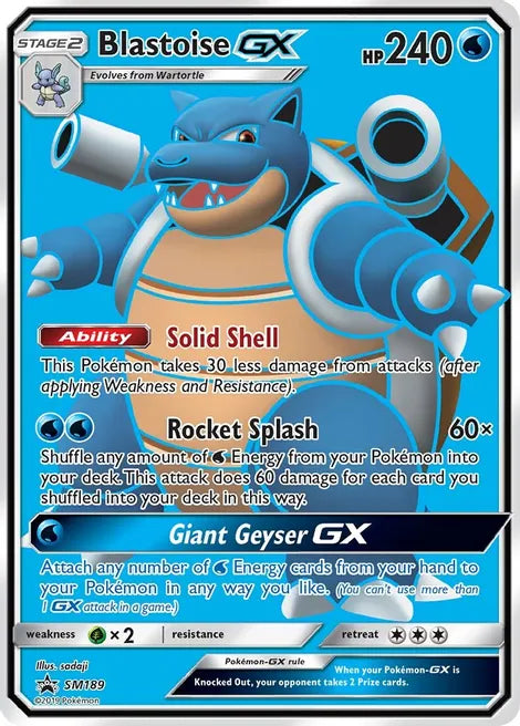 Blastoise GX - SM189 Promo