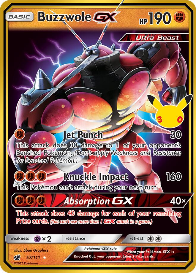 Buzzwole GX - ME: 30th Celebration Classic Collection