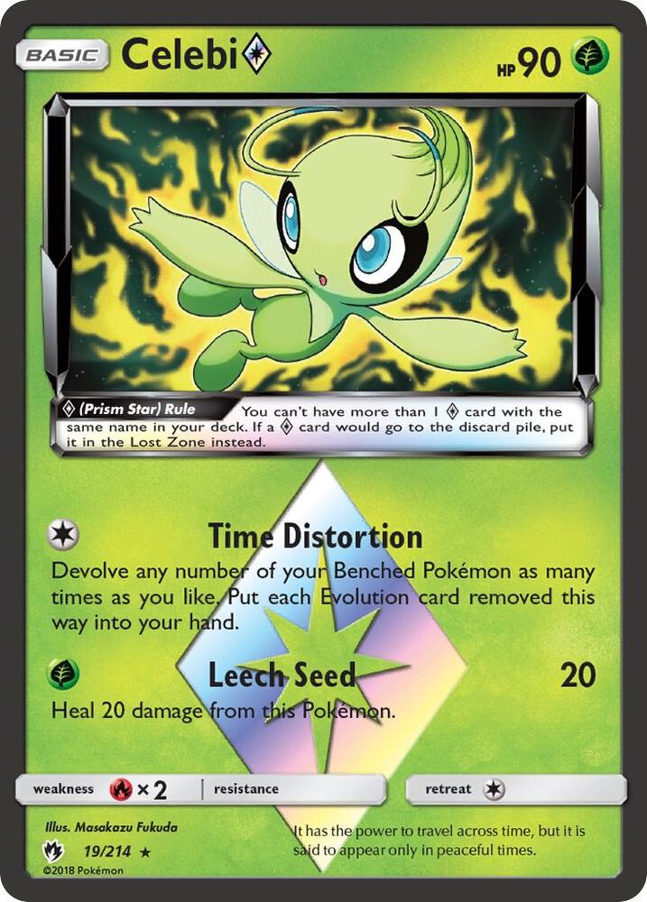 Celebi Prism Star - SM - Lost Thunder