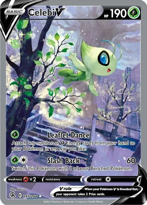 Celebi V (Alternate Art) - SWSH08: Fusion Strike