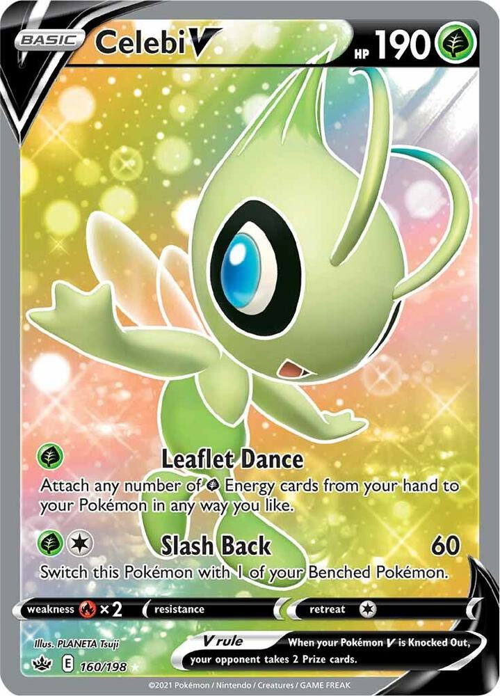 Celebi V (Full Art) - SWSH06: Chilling Reign