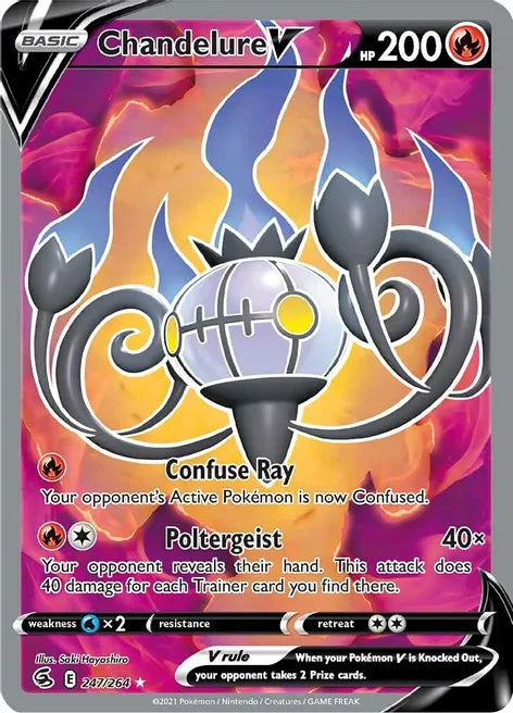 Chandelure V (Full Art) - Fusion Strike