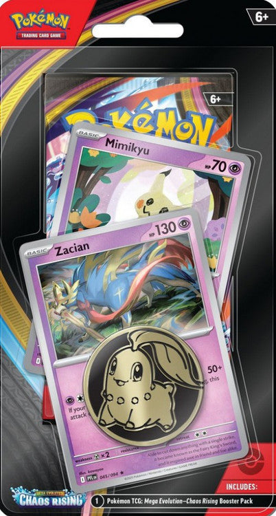 Chaos Rising Premium Checklane Blister [Zacian] - ME04: Chaos Rising