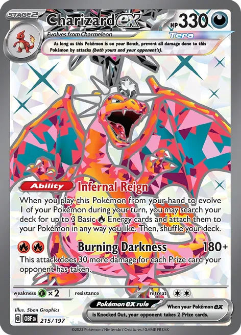 Charizard ex (Full Art) - SV03: Obsidian Flames