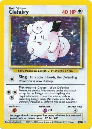 Clefairy - Base Set (LP)