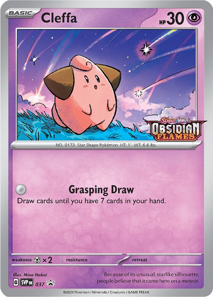 Cleffa - 037 (Prerelease) - SV: Scarlet & Violet Promo Cards