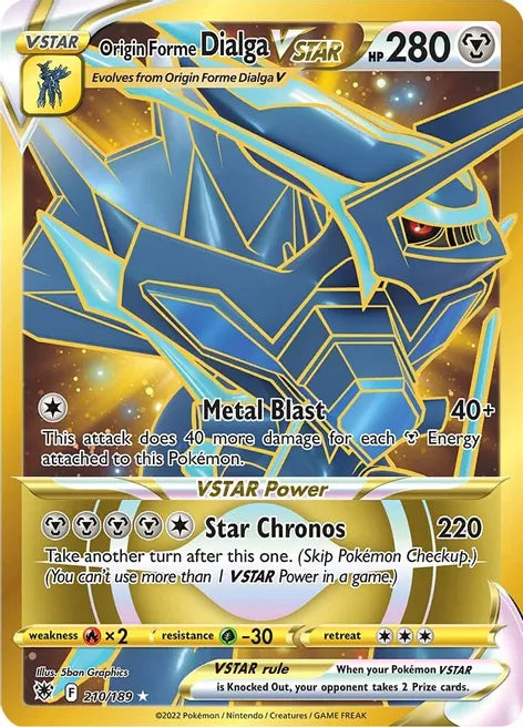 Origin Forme Dialga VSTAR - 210/189 (Secret) - SWSH10: Astral Radiance