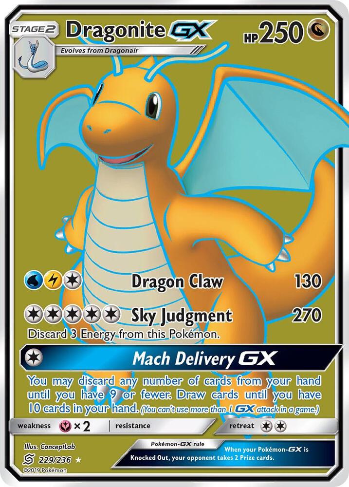 Dragonite GX (Full Art) - SM - Unified Minds