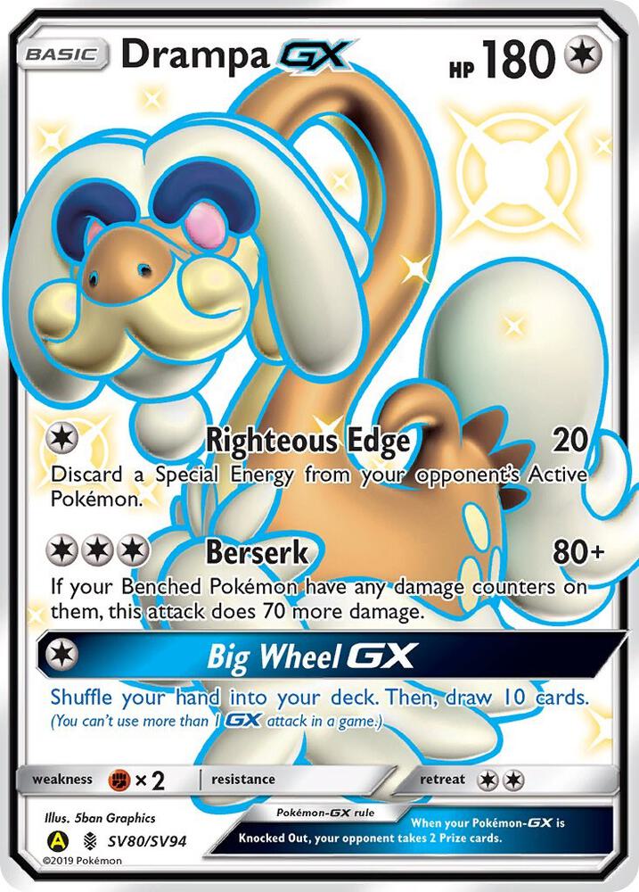 Drampa GX - Hidden Fates: Shiny Vault