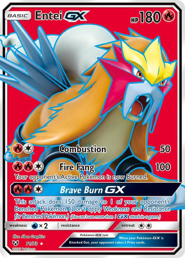 Entei GX (Full Art) - Shining Legends