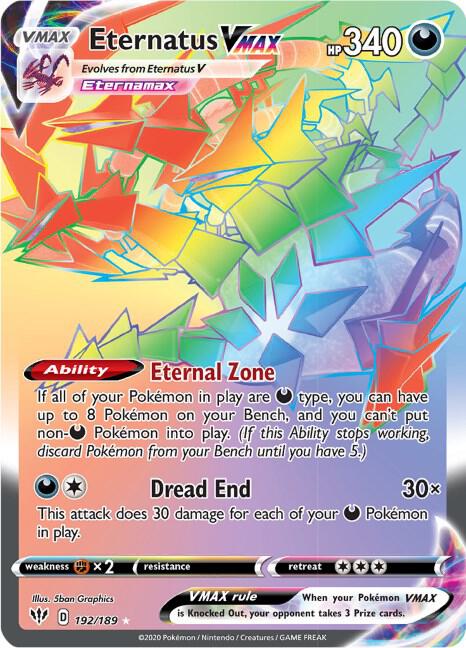Eternatus VMAX (Secret) - SWSH03: Darkness Ablaze